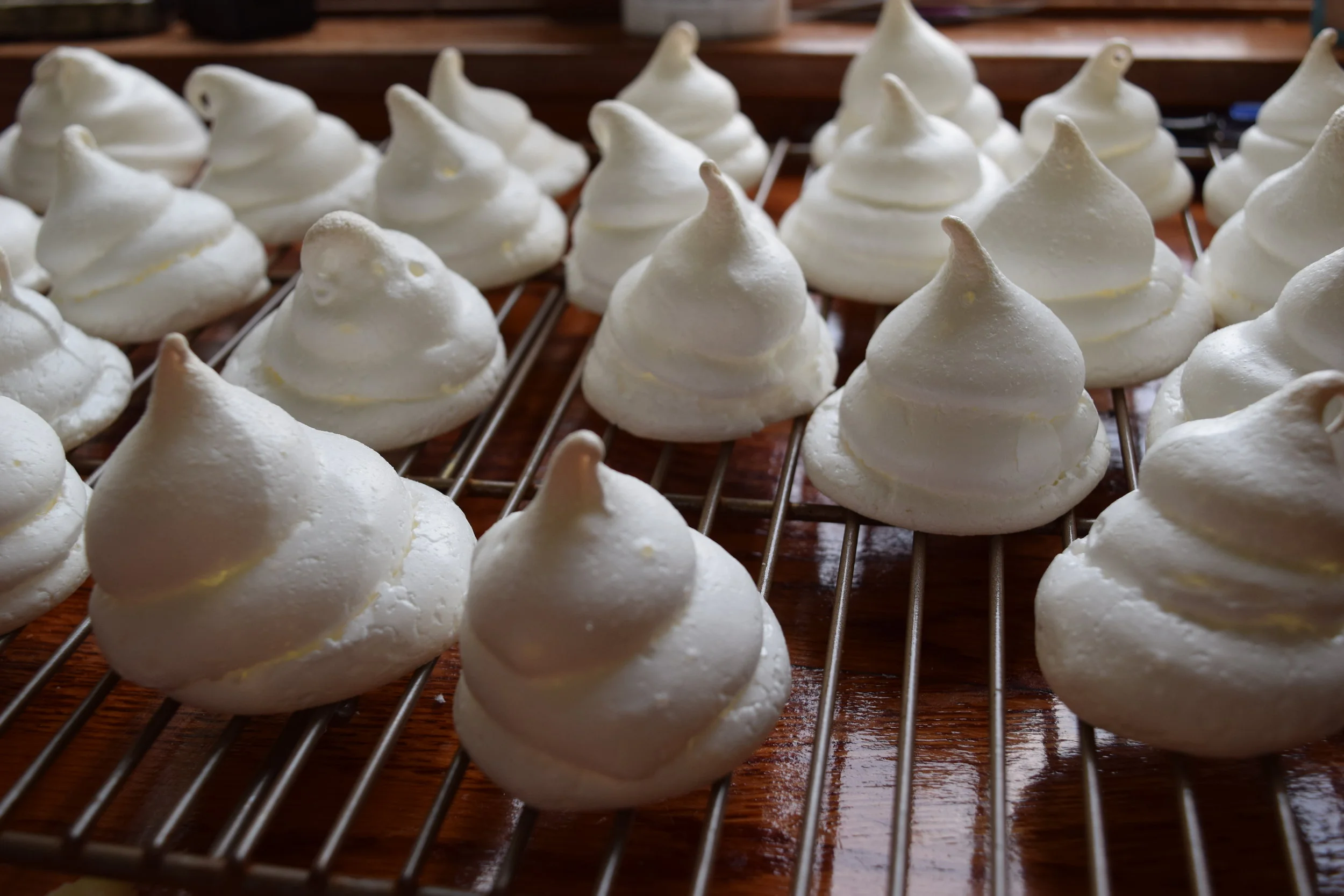 Ghost Meringue Cookies