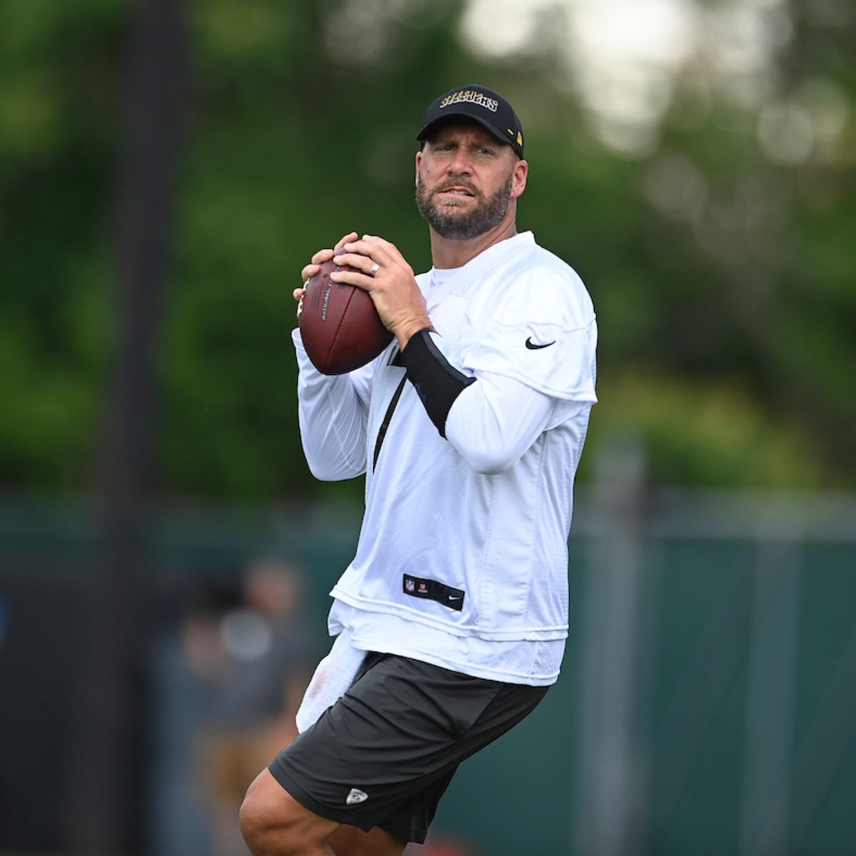 Big Ben getting some work in training camp.