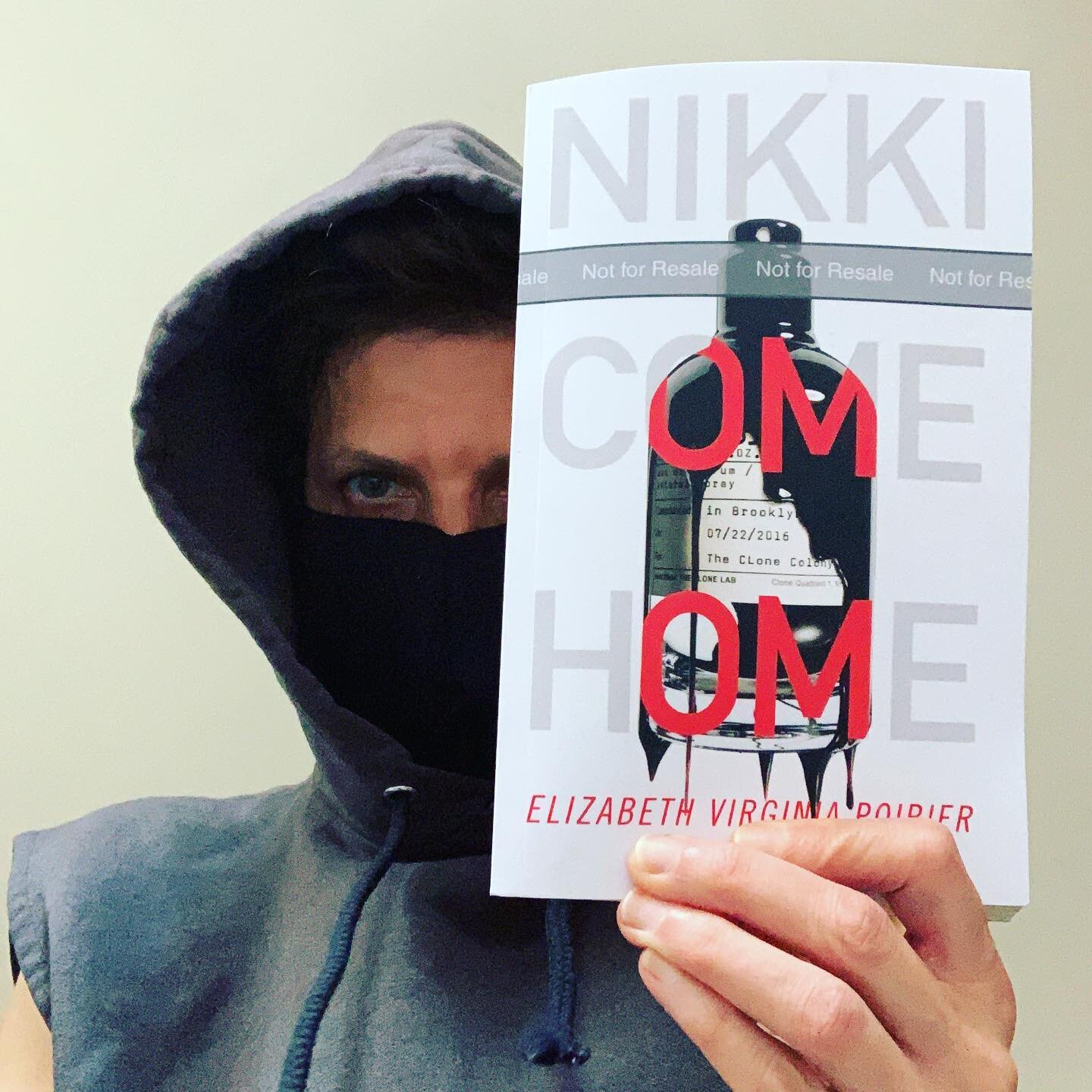 As you can probably read from my expression I&rsquo;m super pumped to receive an authors copy of #nikkicomehome. Almost there @metive of @aqualamb_records ! In a matter of days the novel will be available in printed form for non-ebook readers. Hell y