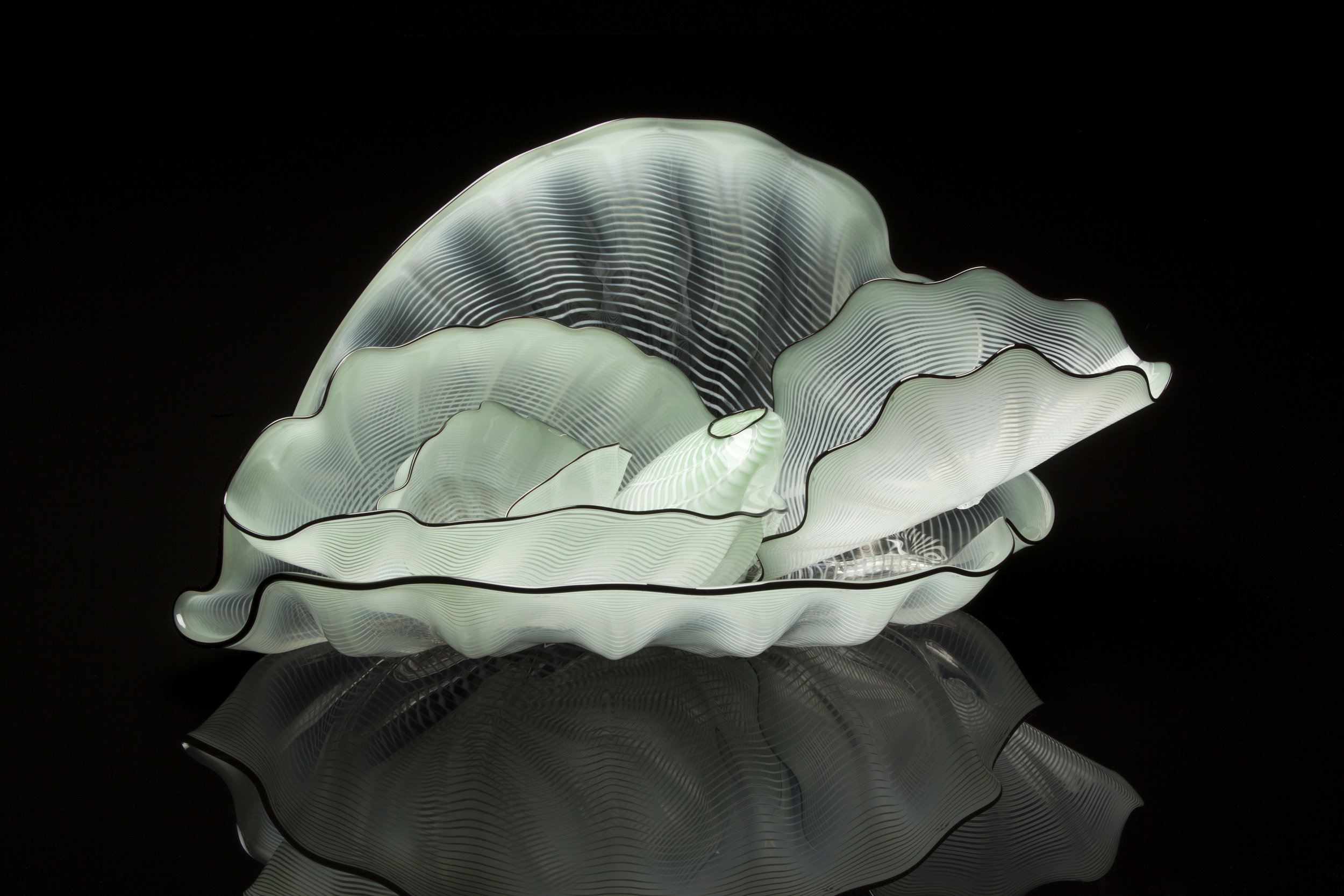 Spring Green Seaform Set with Gloss Black Lip Wraps, 2014