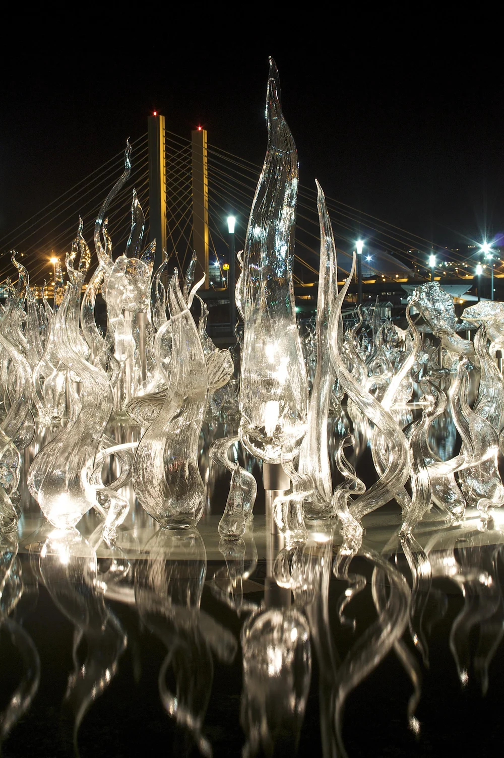 Contemporary Glass Paintings