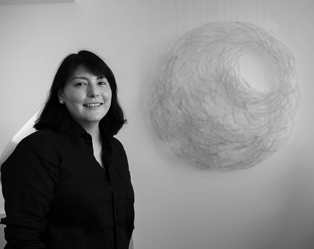 Harue Shimomoto, at Schantz Galleries. photo: Lisa Vollmer