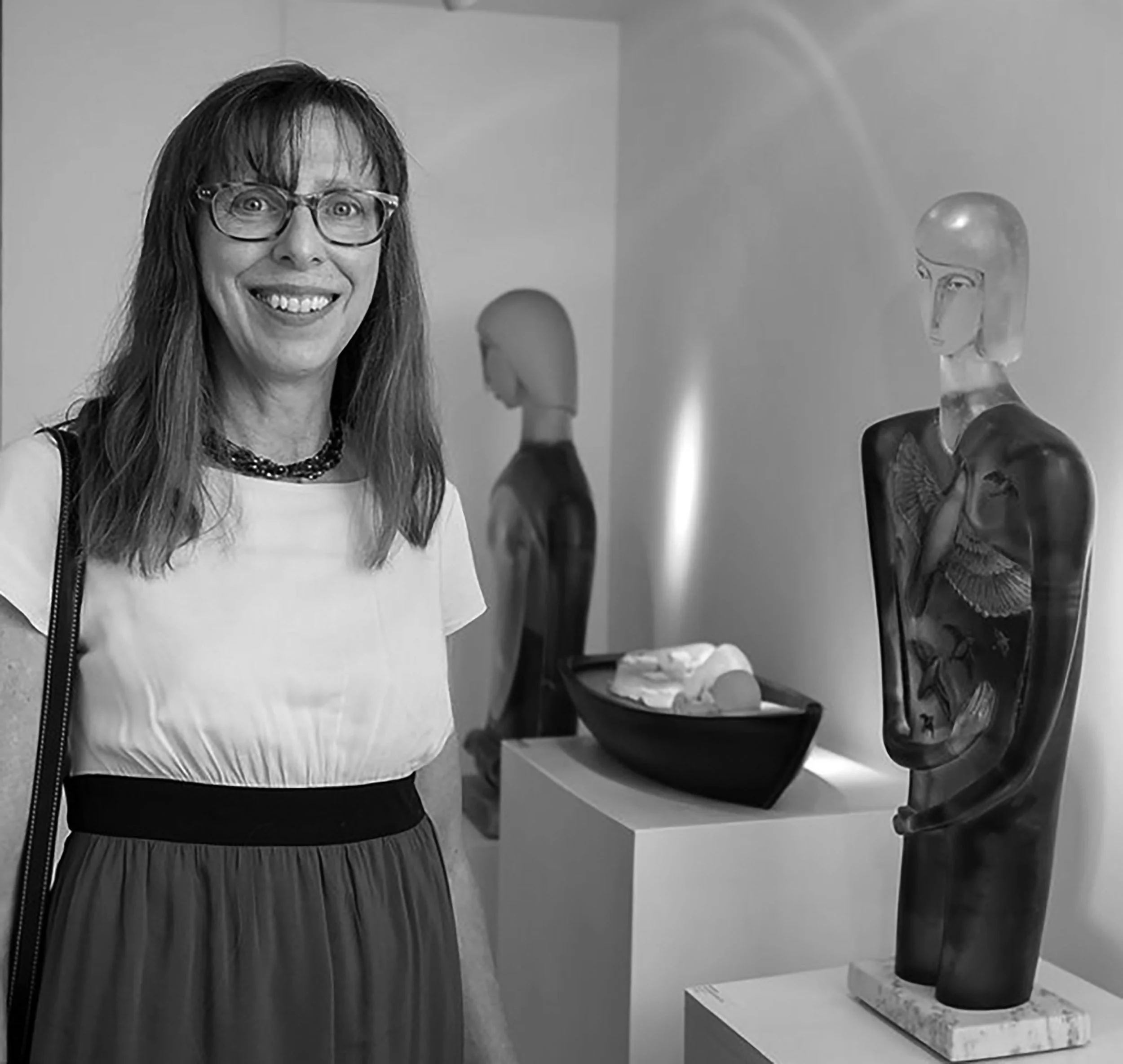Robin Grebe at Schantz Galleries. photo: Lisa Vollmer