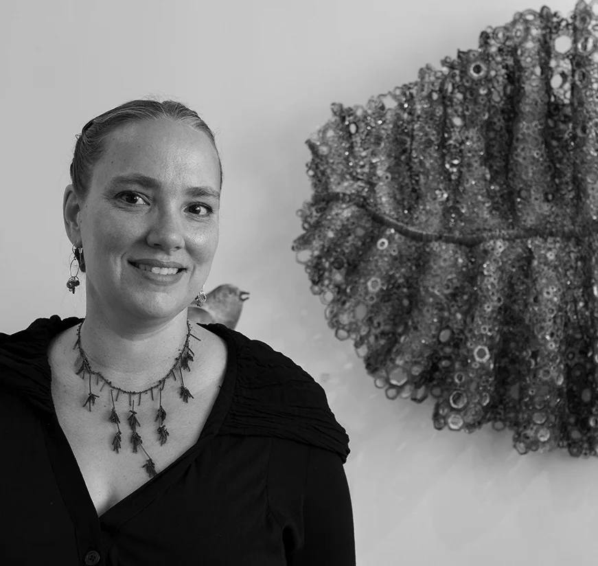 Kait Rhoads at Schantz Galleries. photo: Lisa Vollmer