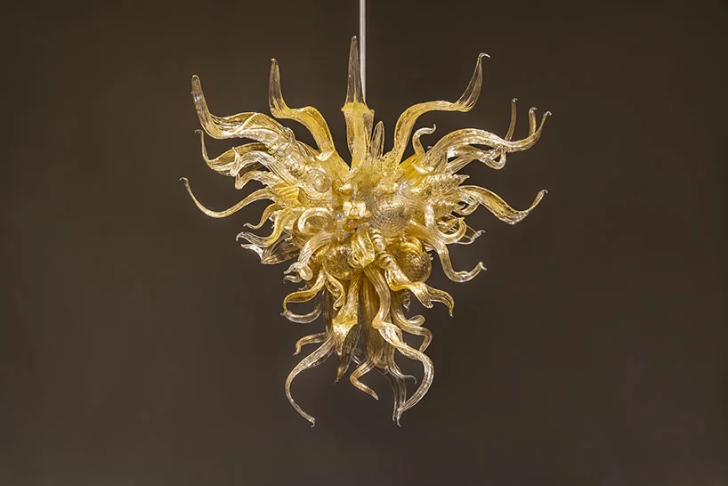 Golden Ice Chandelier, 2019