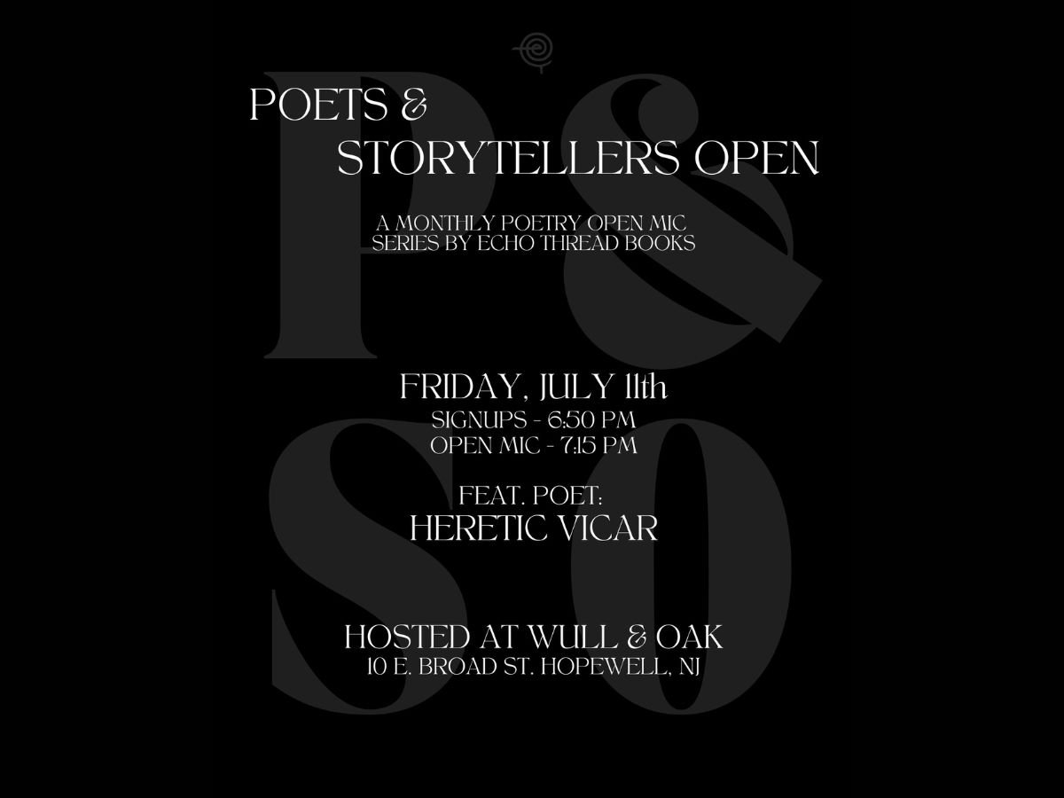 HOPEWELL - POETS & STORYTELLERS OPEN