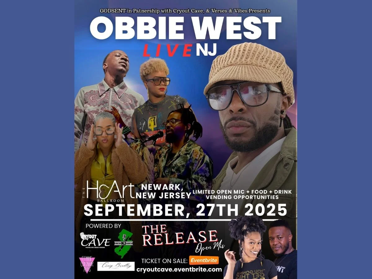 NEWARK - GODSENT & Cryout Cave: OBBIE WEST LIVE @ The Release Open Mic (NJ)