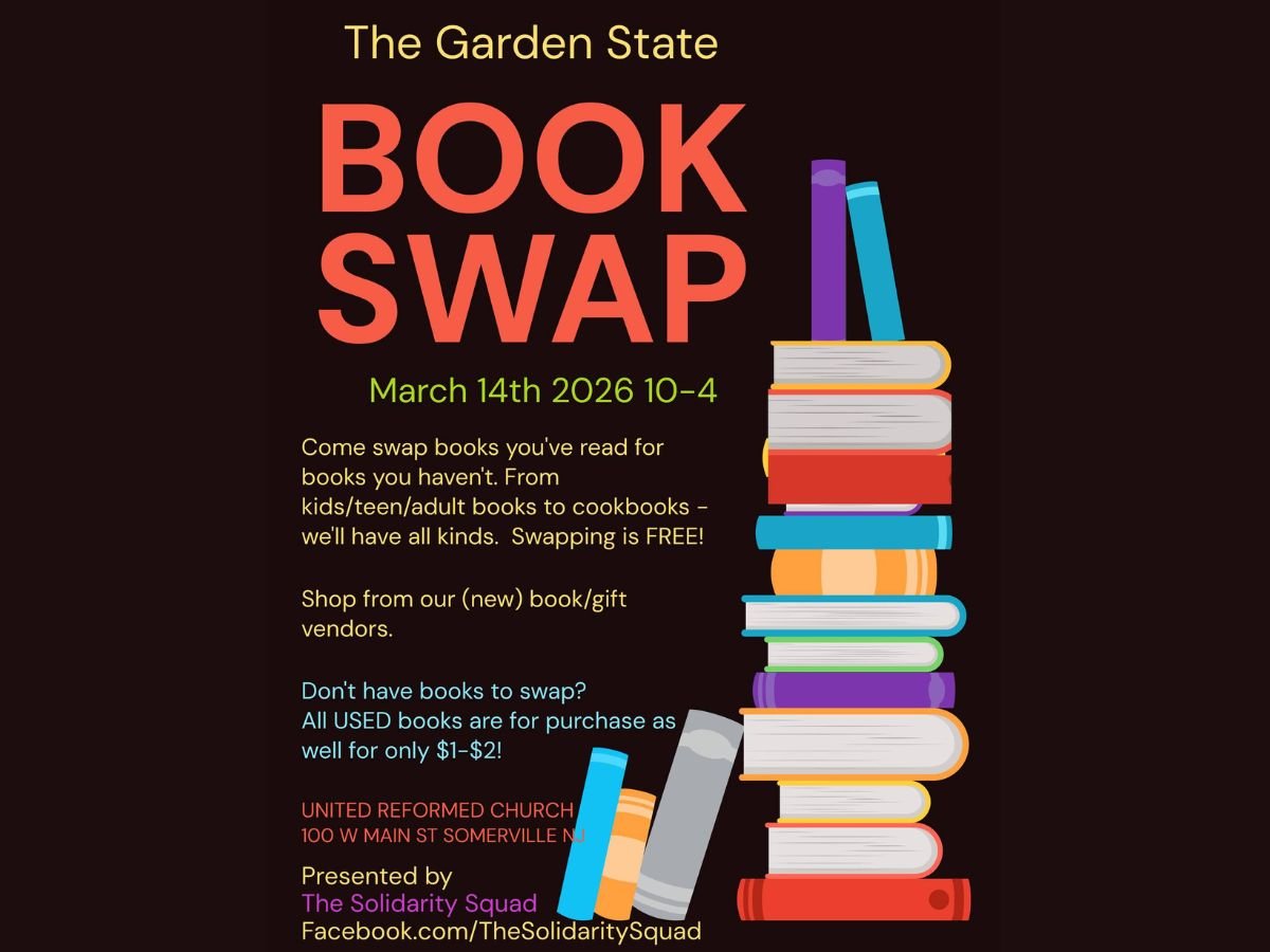 SOMERVILLE - The Garden State: BOOK SWAP