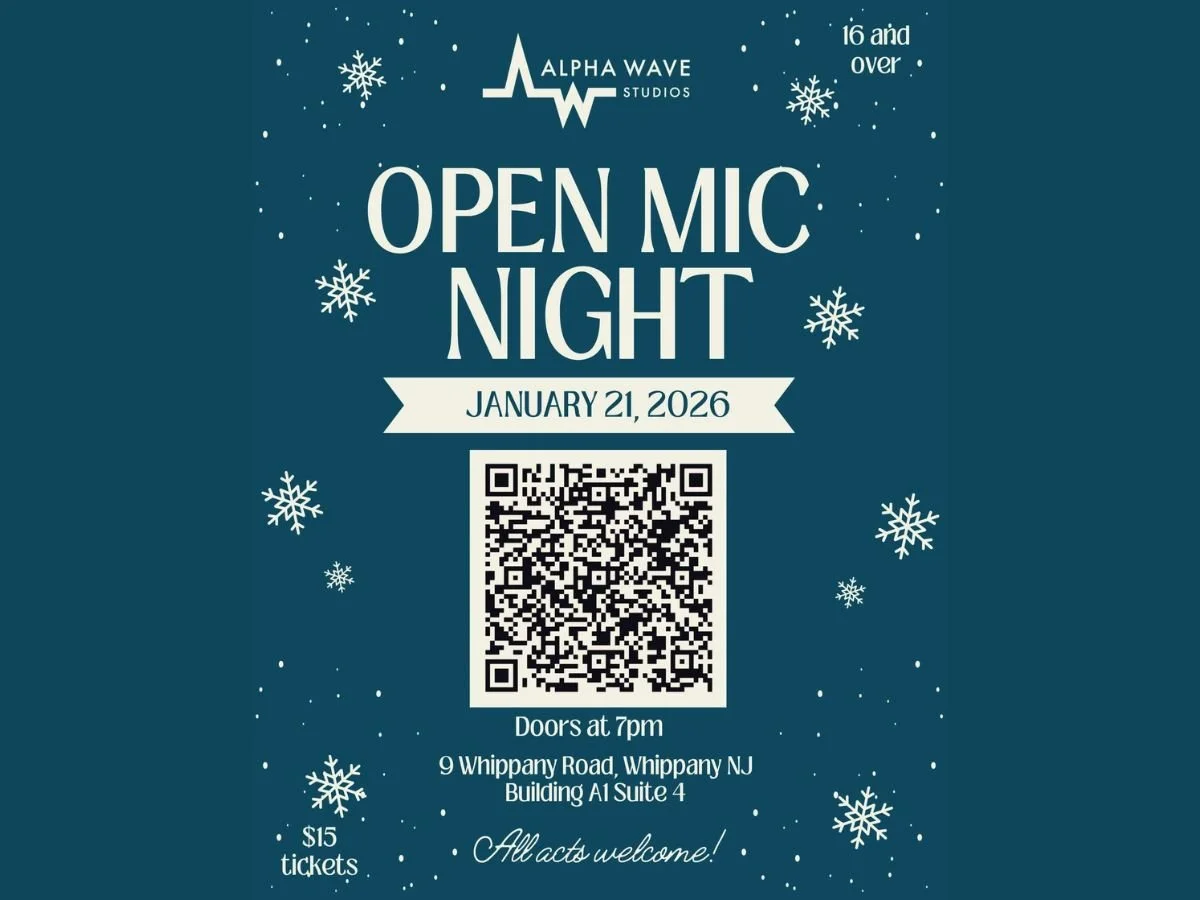 WHIPPANY - ALPHA WAVE STUDIOS: OPEN MIC NIGHT