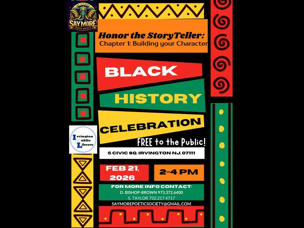 IRVINGTON - Say More Poetic Society's: WRITING WORKSHOP &amp; OPEN MIC NIGHT