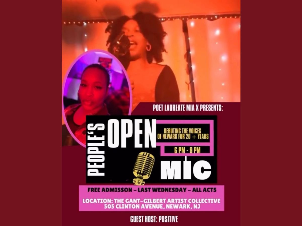 NEWARK - POET LAUREATE MIA X: PEOPLE'S OPEN MIC