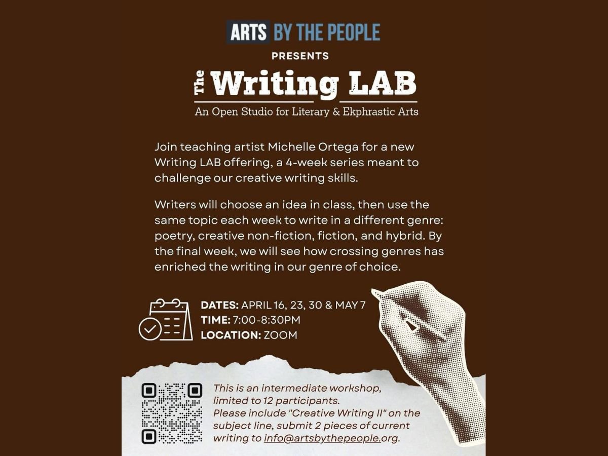 ZOOM - ARTS BY THE PEOPLE: The Writing LAB
