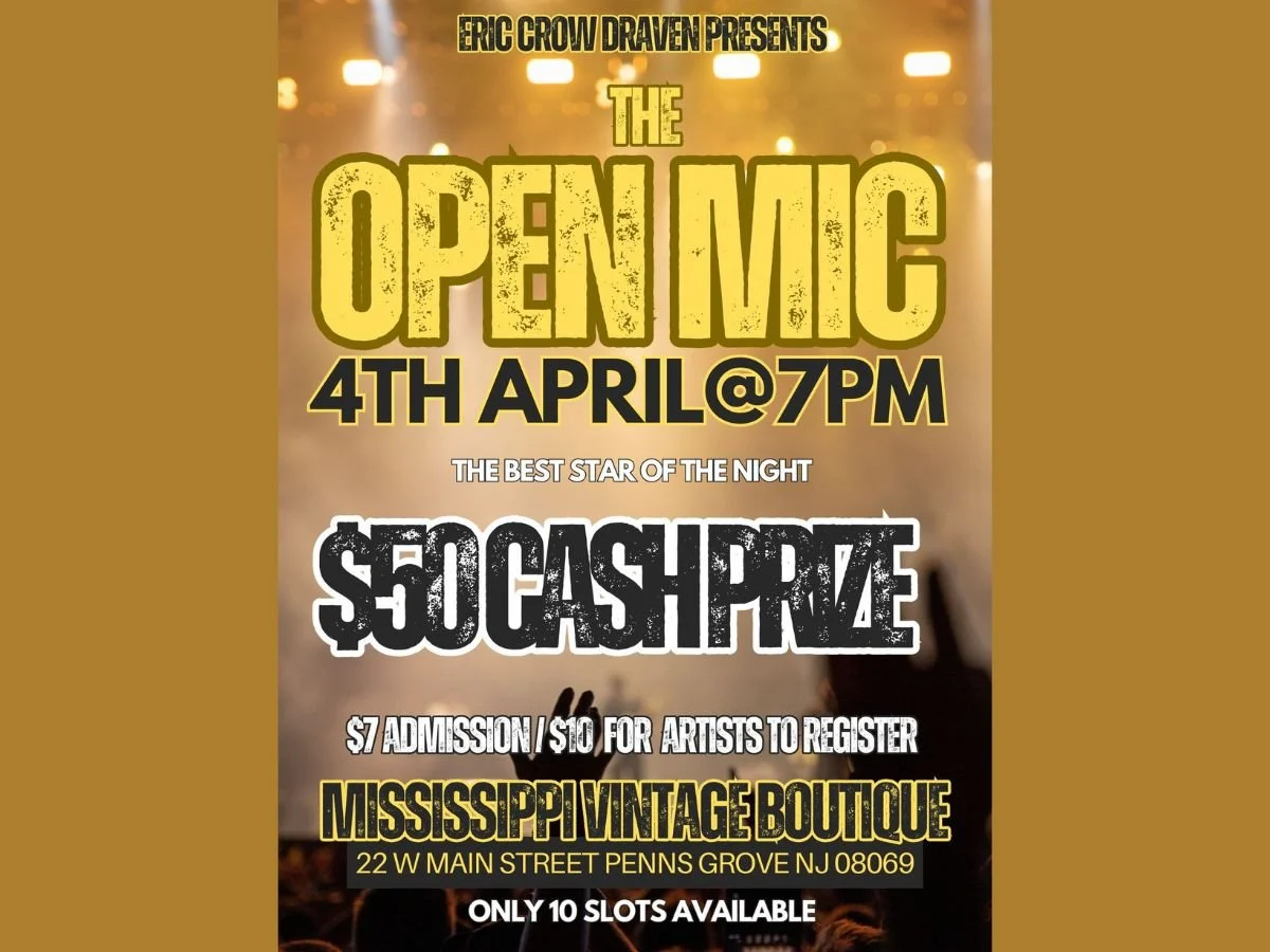 PENNS GROVE - ERIC CROW DRAVEN: THE OPEN MIC