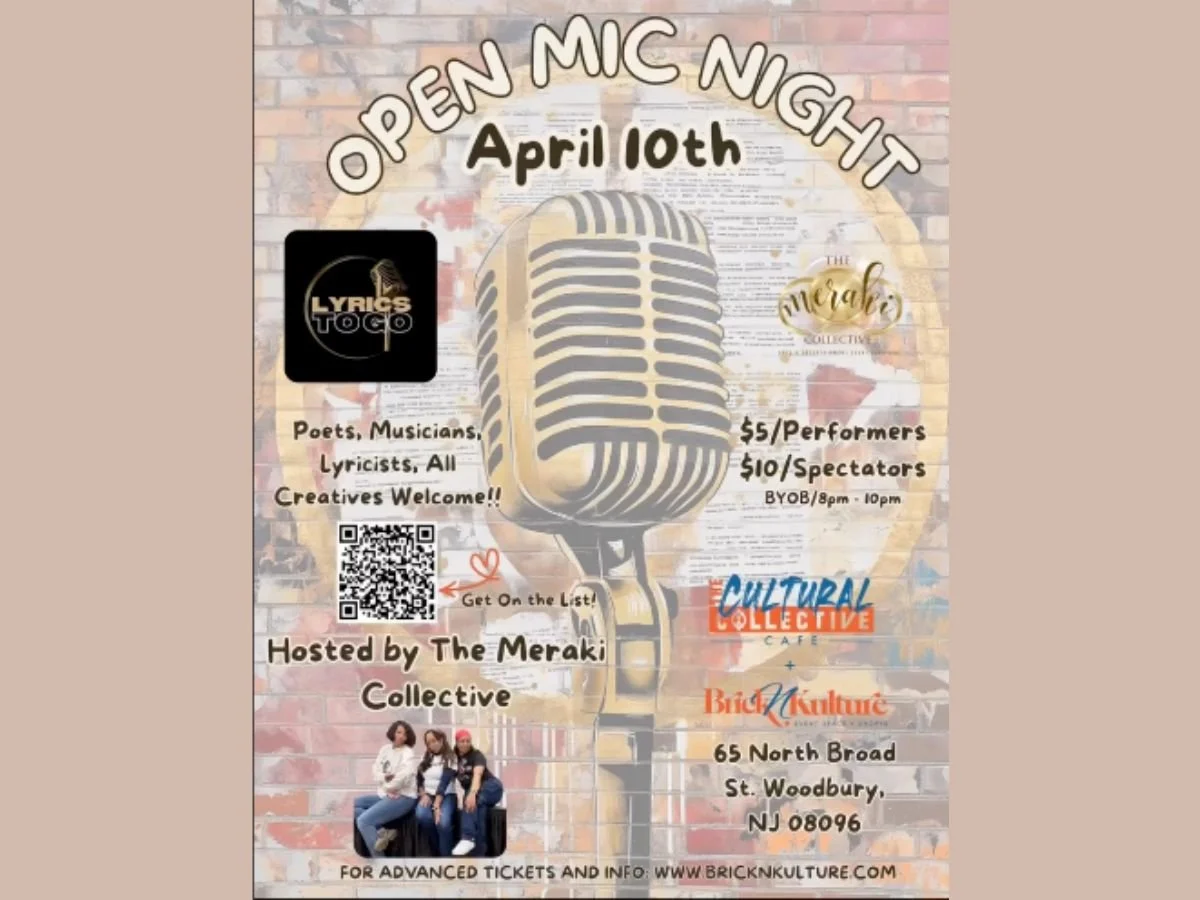 WOODBURY - LYRICSTOGO &amp; The Meraki Collective: OPEN MIC NIGHT