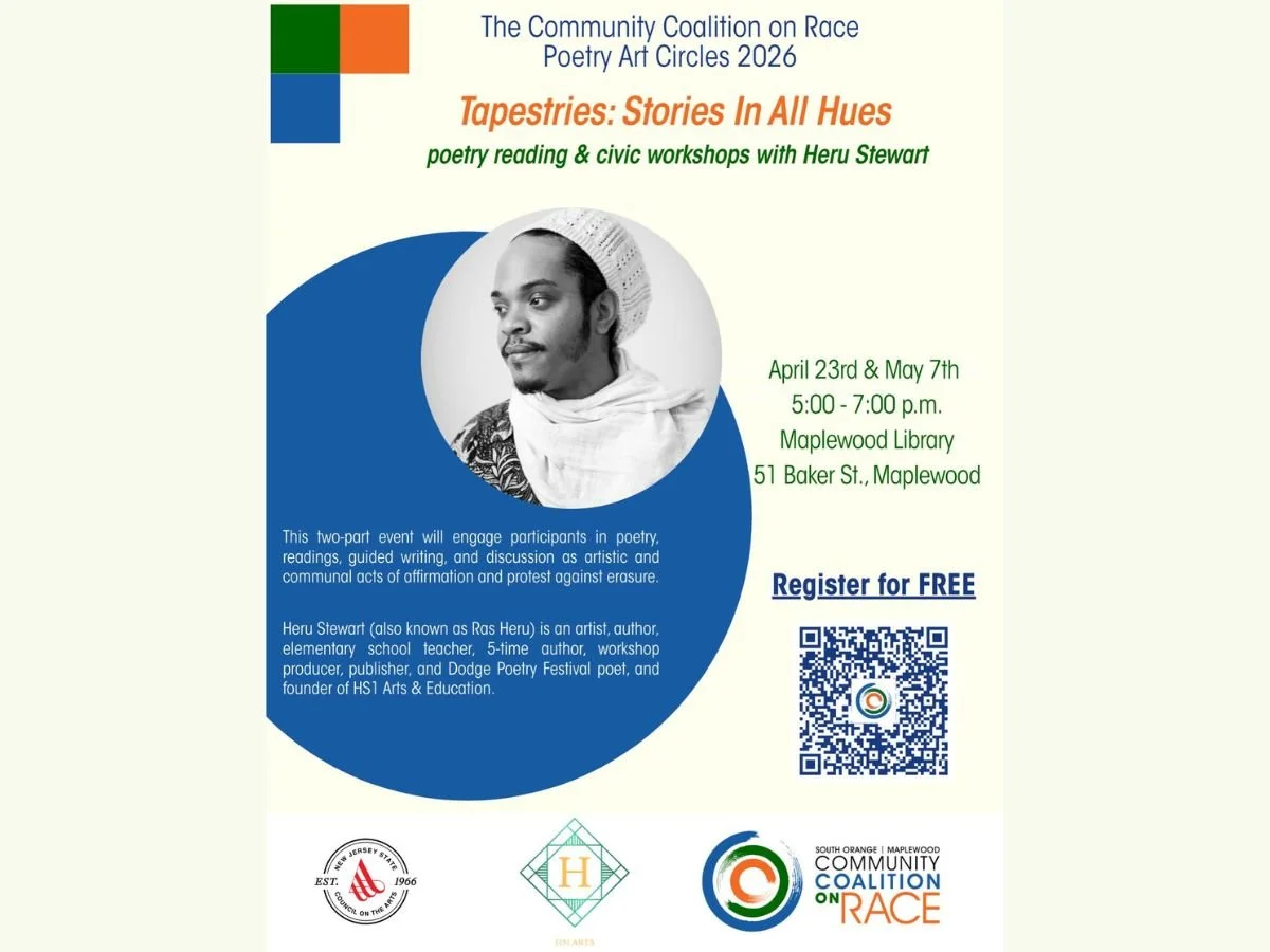 MAPLEWOOD- The Community Coalition on Race Poetry Art Circles 2026: Tapestries: Stories In All Hues