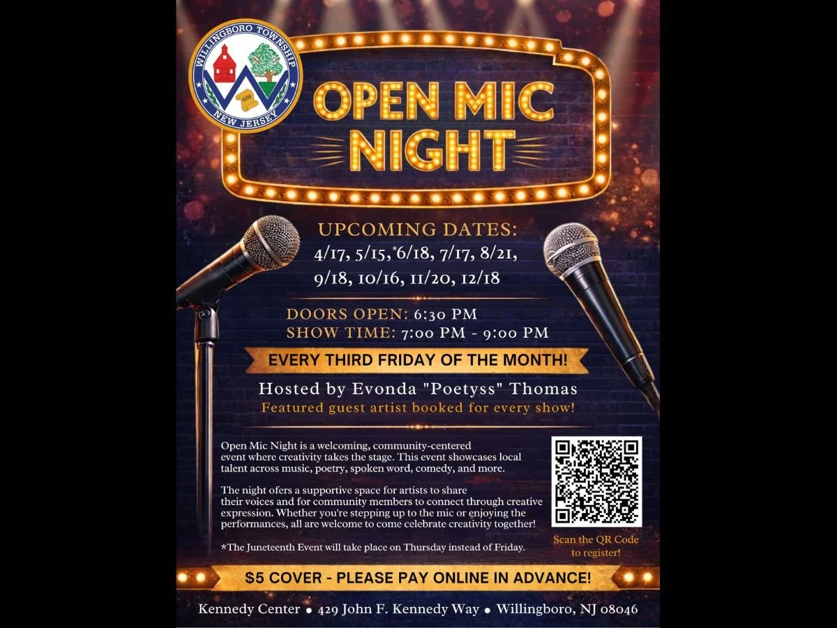 WILLINGBORO TOWNSHIP OPEN MIC NIGHT