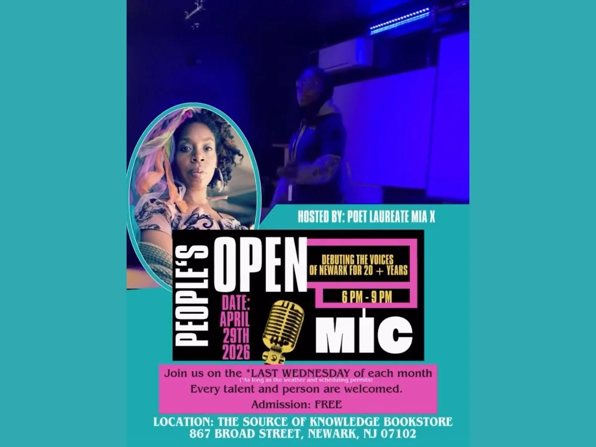 NEWARK - POET LAUREATE MIA X: PEOPLE'S OPEN MIC