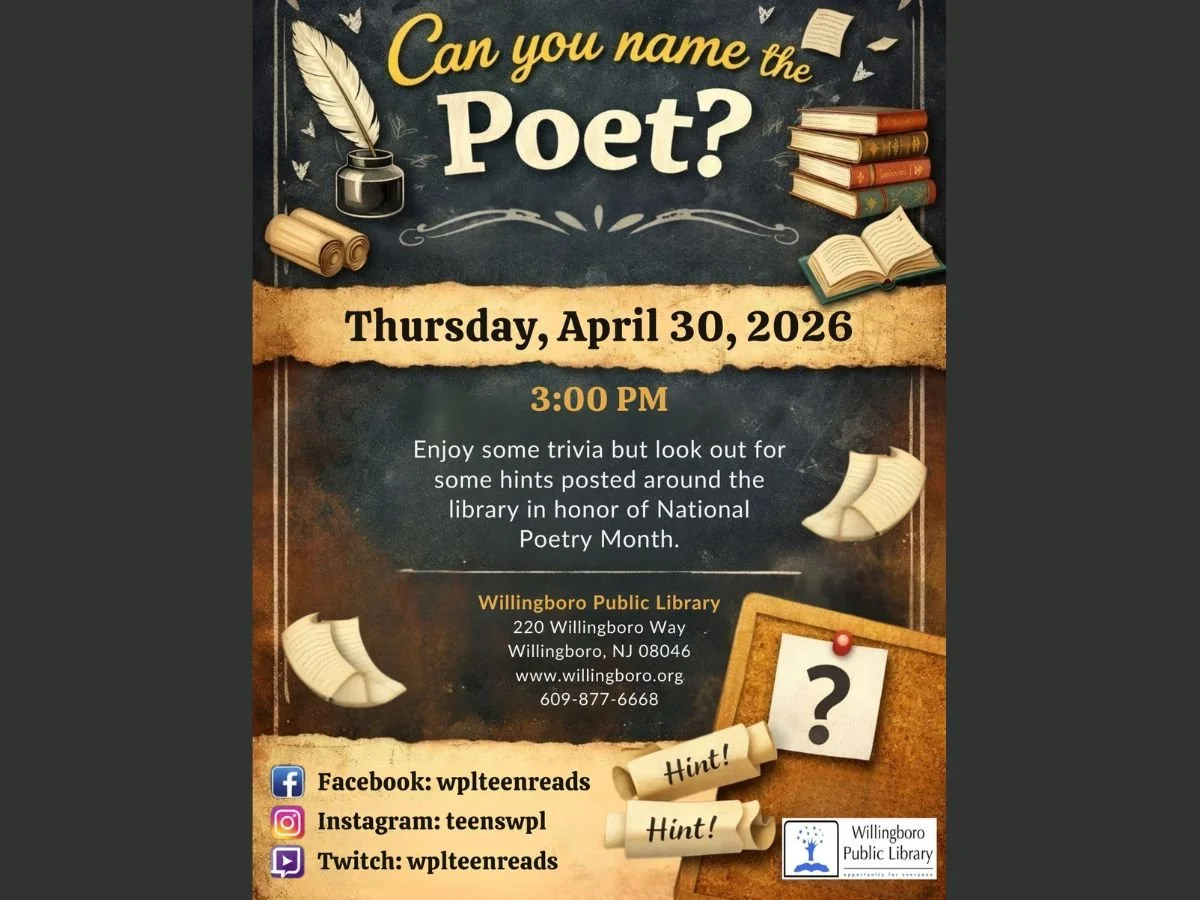 WILLINGBORO - Can you name the Poet?