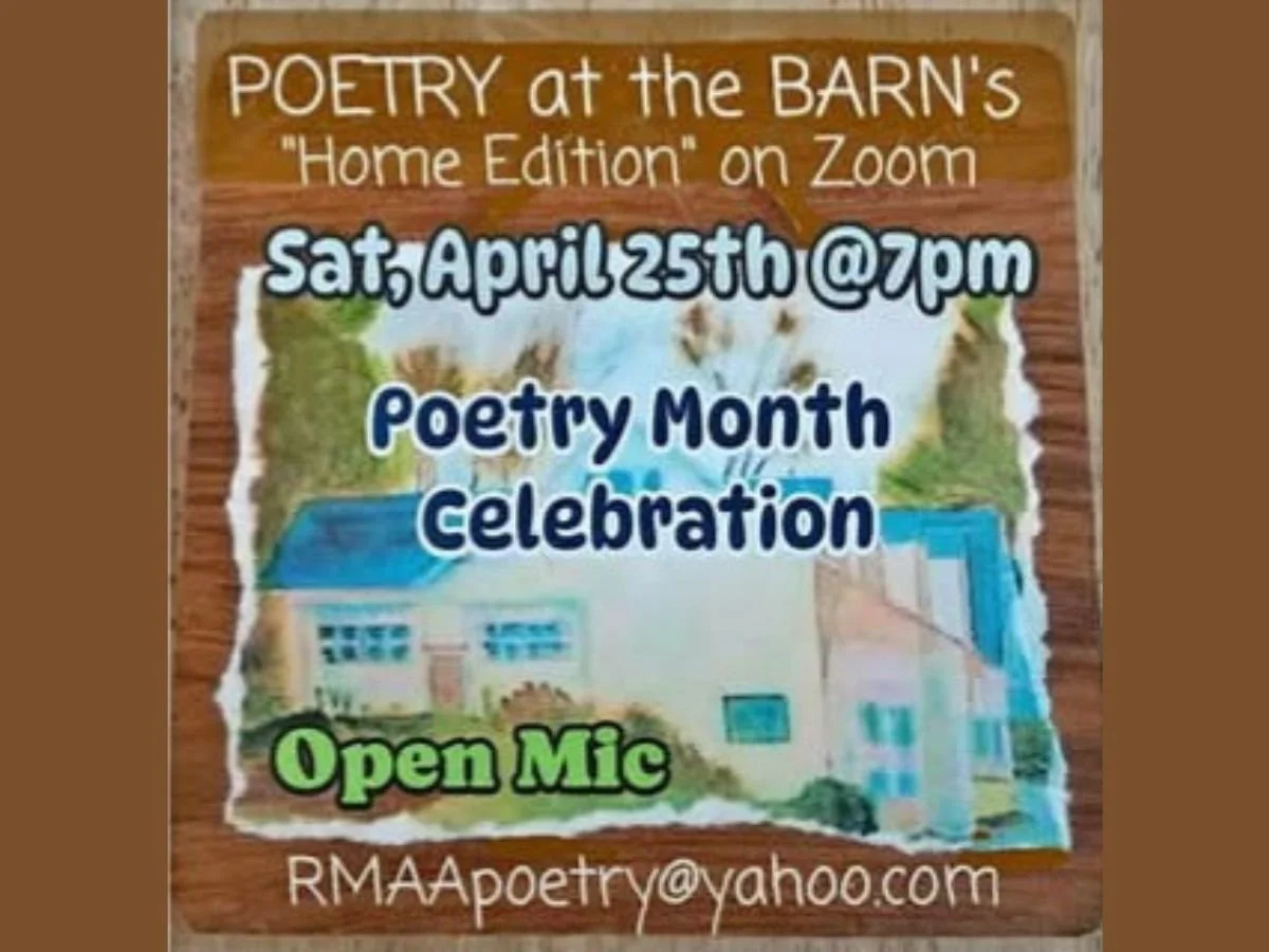 ZOOM - POETRY at the BARN's "Home Edition"