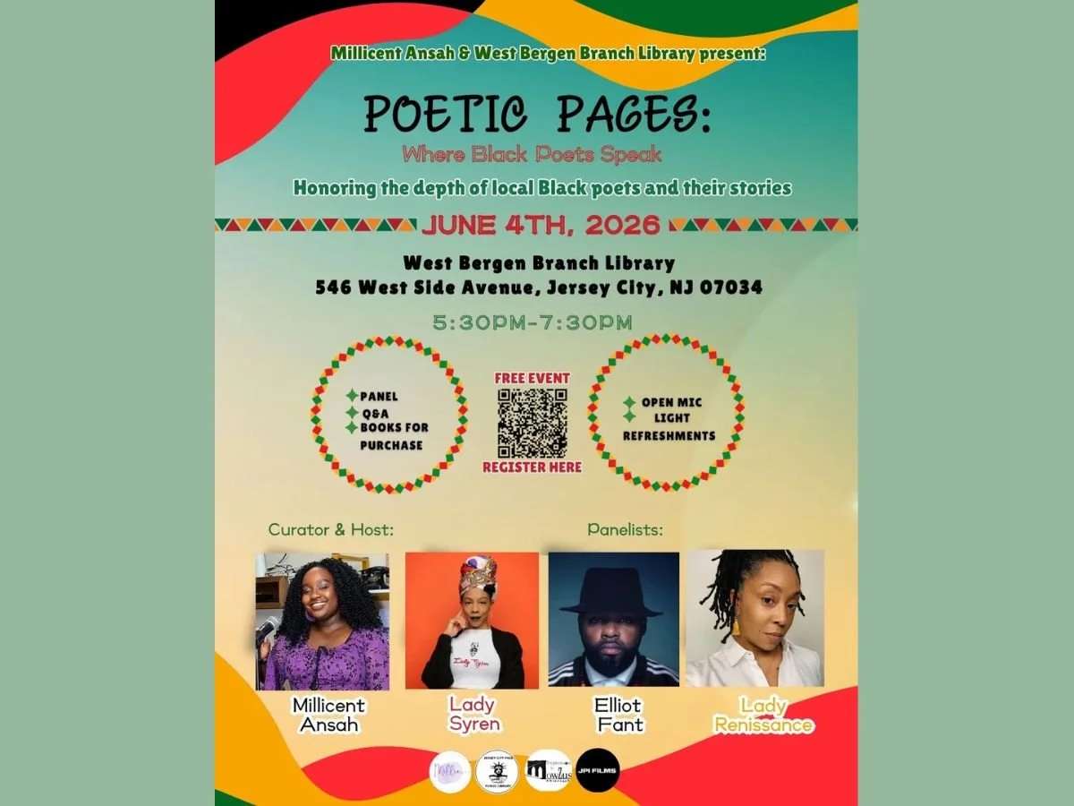 JERSEY CITY - POETIC PAGES: Where Black Poets Speak