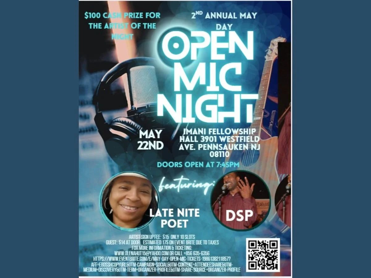 PENNSAUKEN - 2ND ANNUAL MAY OPEN MIC NIGHT