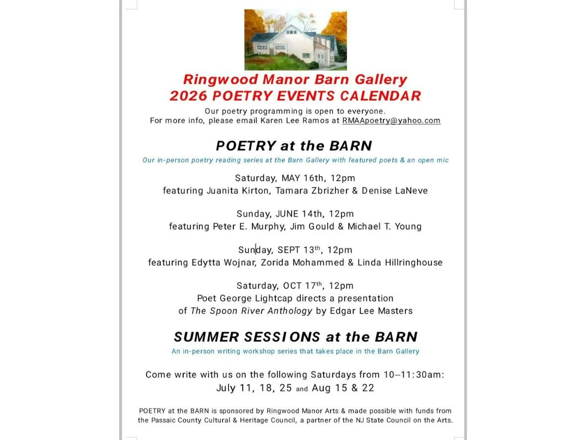 RINGWOOD - POETRY at the BARN