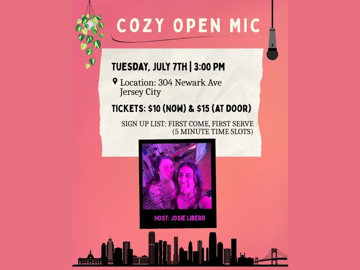 JERSEY CITY - COZY OPEN MICS