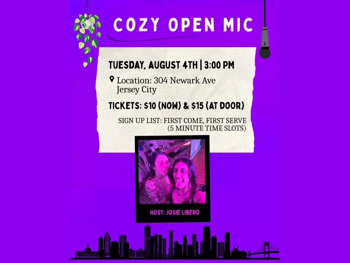 JERSEY CITY - COZY OPEN MICS