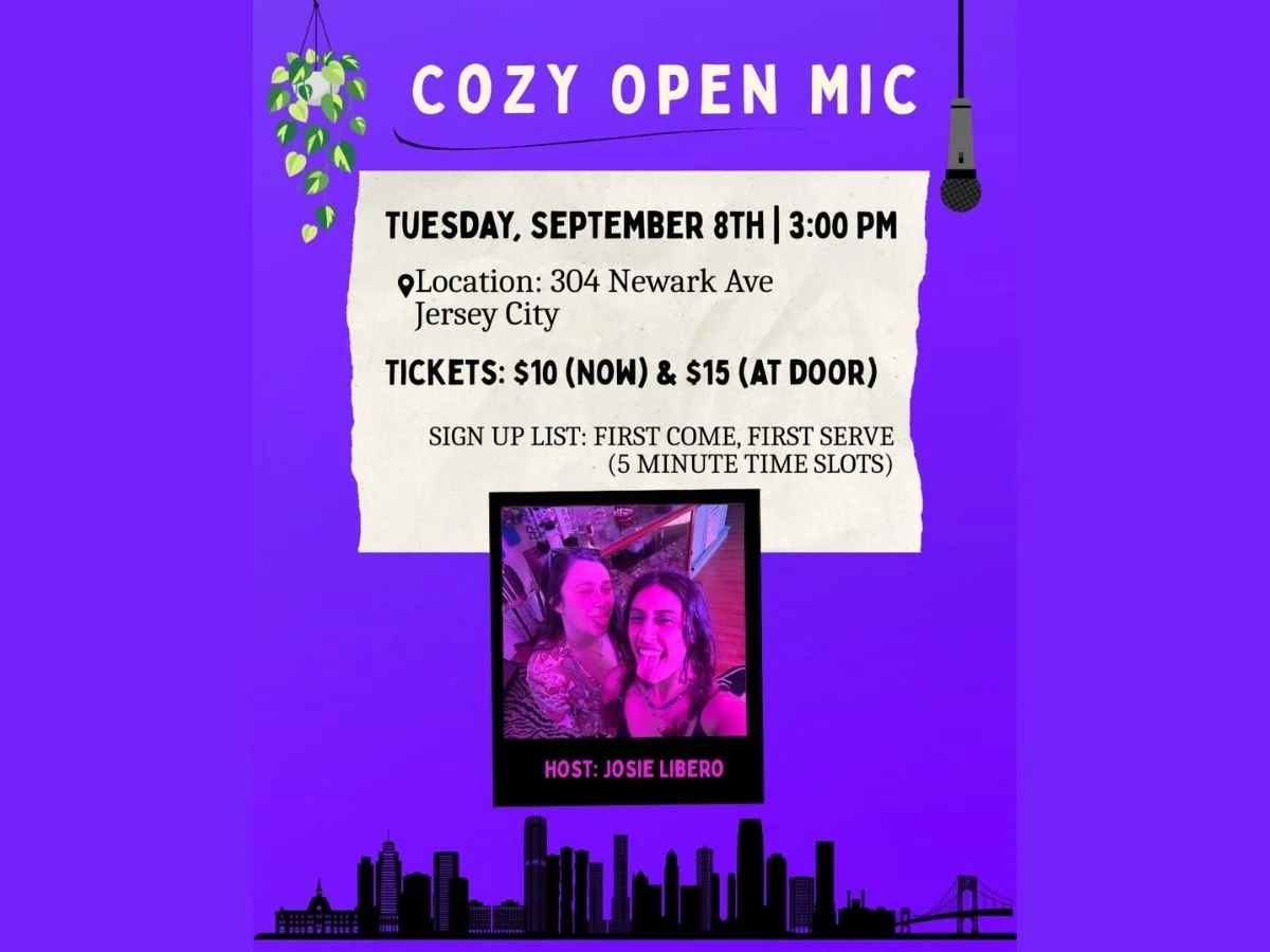 JERSEY CITY - COZY OPEN MICS