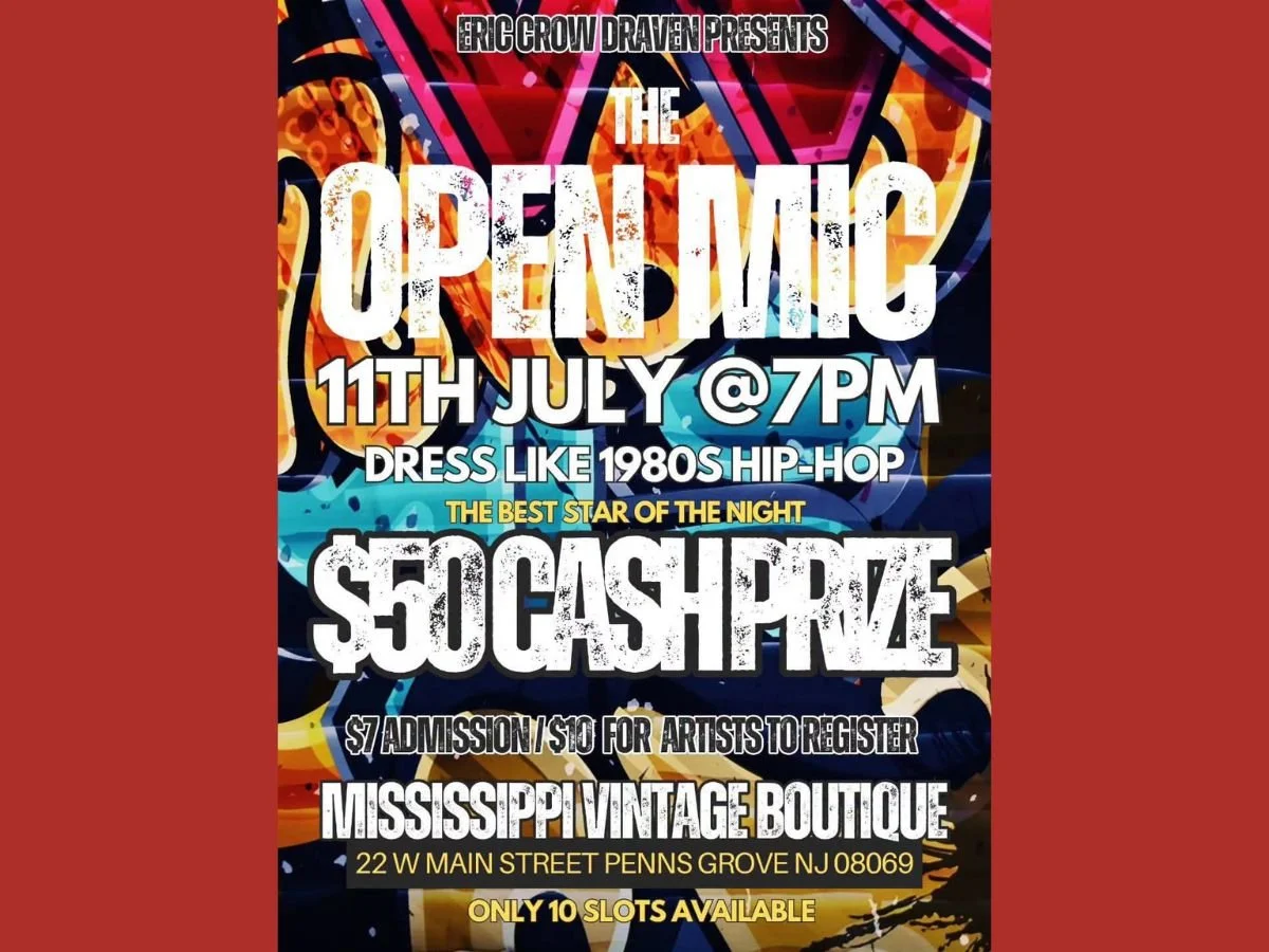 PENNS GROVE - ERIC CROW DRAVEN: THE OPEN MIC