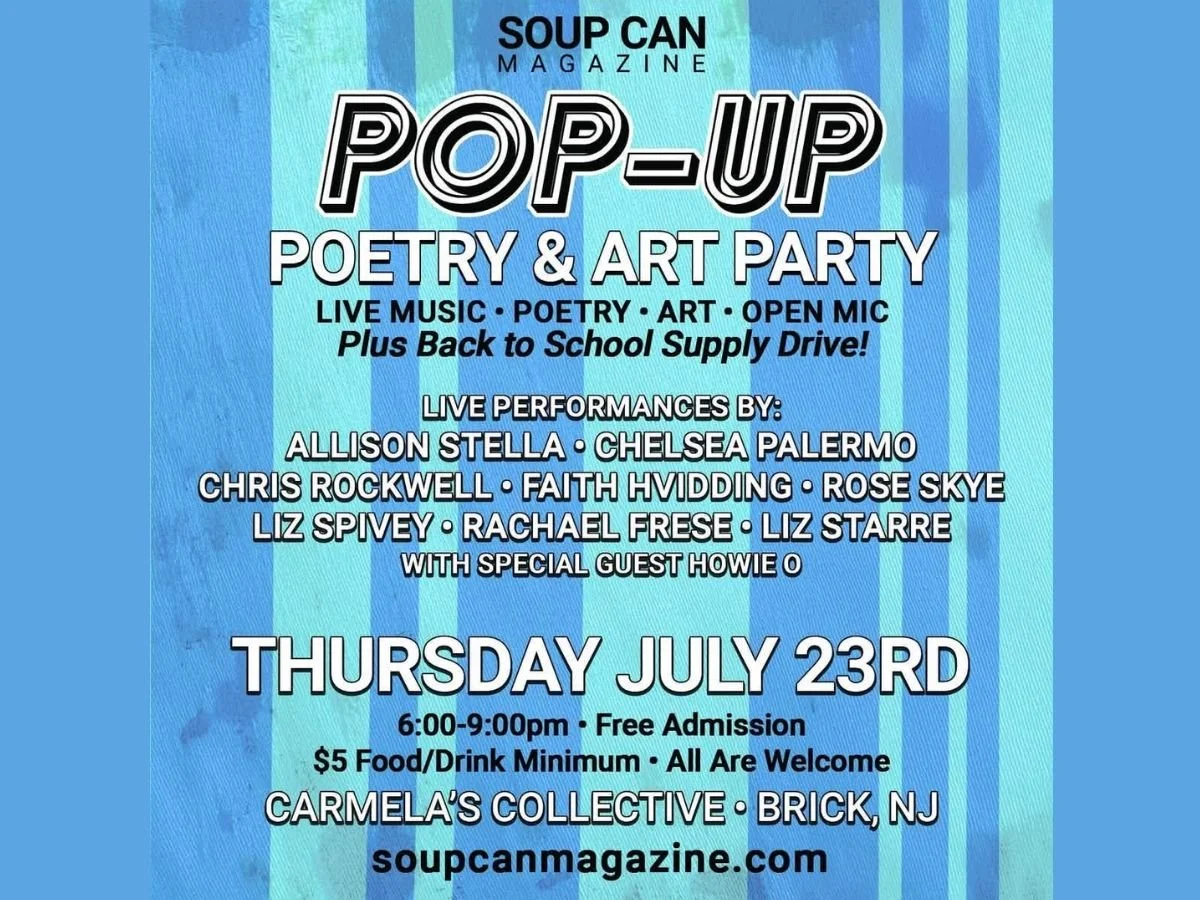 BRICK - SOUP CAN MAGAZINE: POP-UP POETRY &amp; ART PARTY