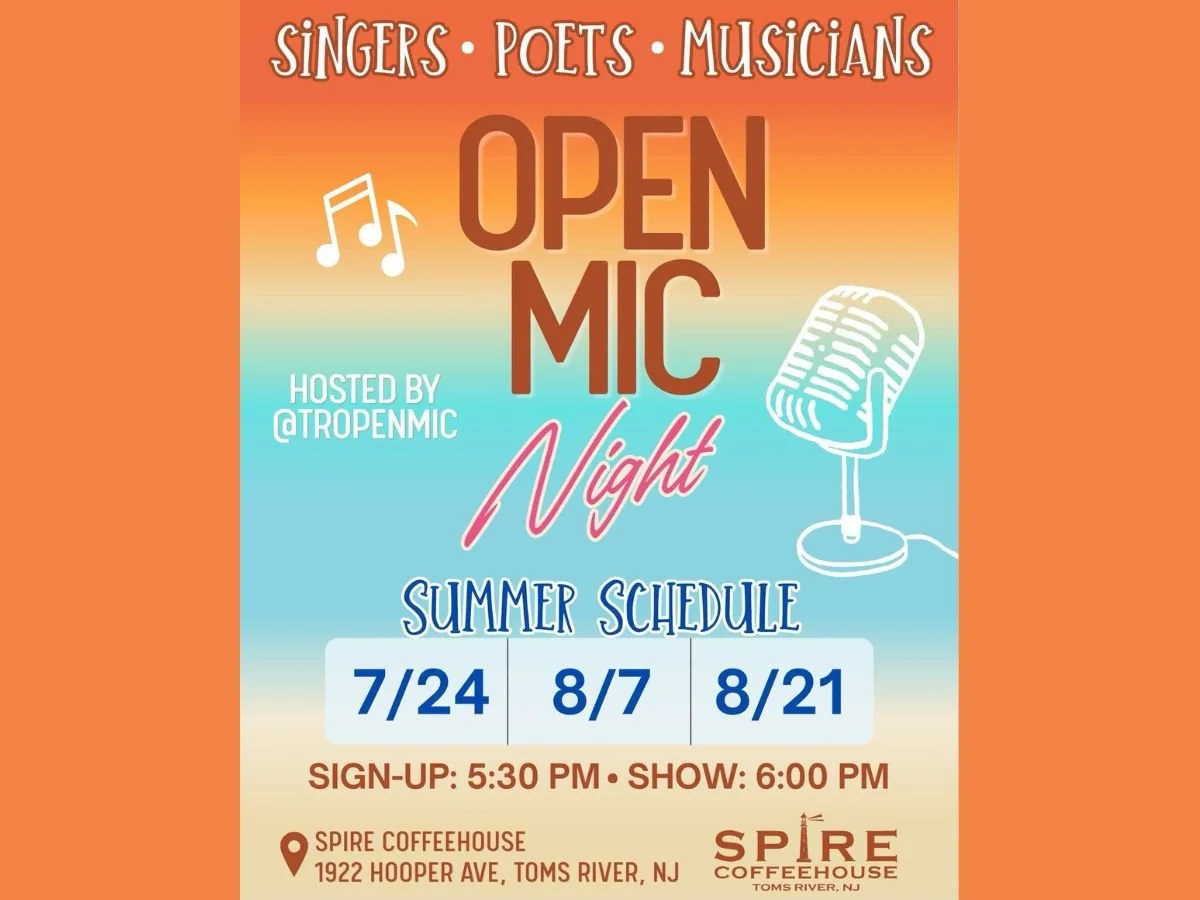 TOMS RIVER - @TROPENMIC : SİNGERS • POETS • MUSiCiANS OPEN MIC
