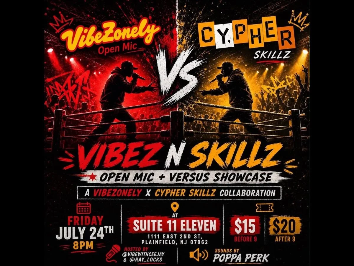 PLAINFIELD - VibeZ N Skillz Open Mic + Versus Showcase