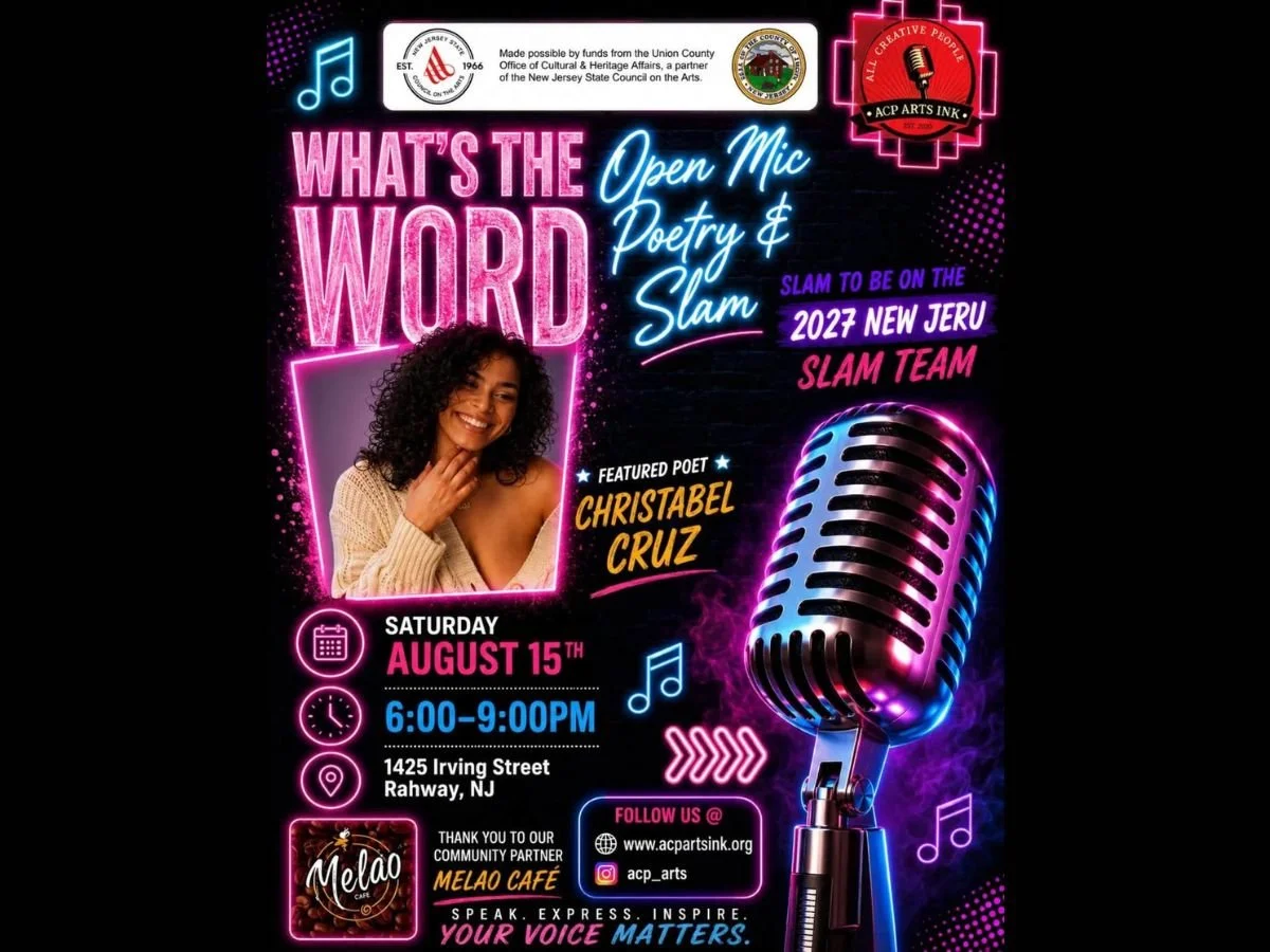 RAHWAY - What's the Word Open Mic Poetry &amp; Slam