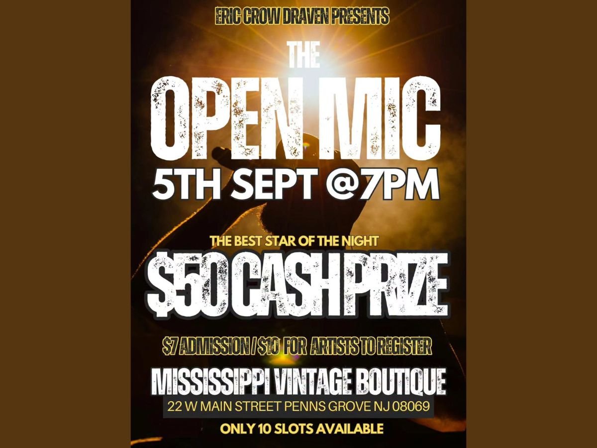 PENNS GROVE - ERIC CROW DRAVEN: THE OPEN MIC
