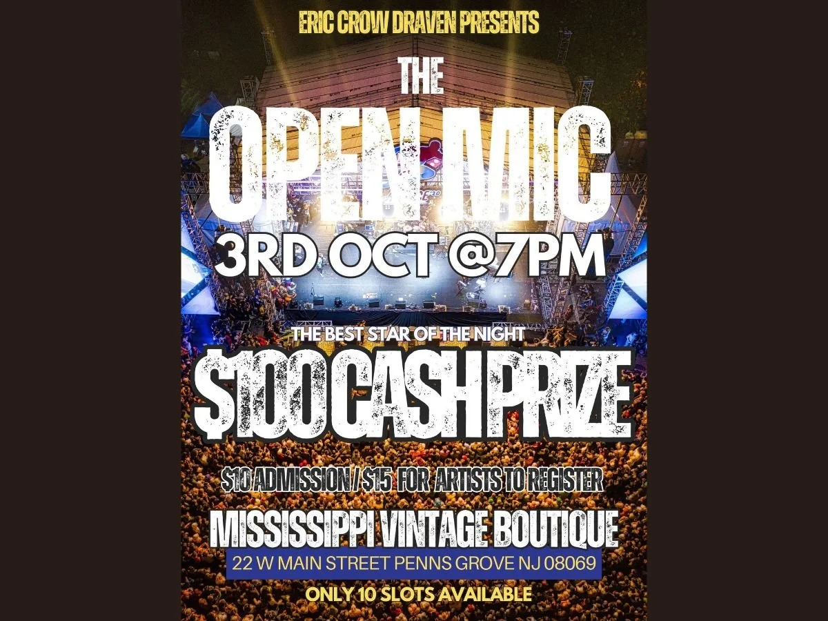 PENNS GROVE - ERIC CROW DRAVEN: THE OPEN MIC