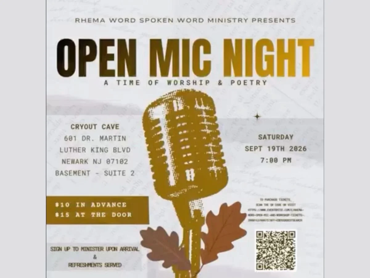 NEWARK - RHEMA WORD SPOKEN WORD MINISTRY: OPEN MIC NIGHT