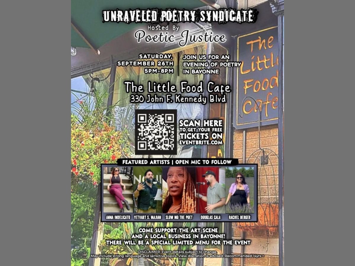 BAYONNE - Unraveled Poetry Syndicate presents The Little Food Poetry