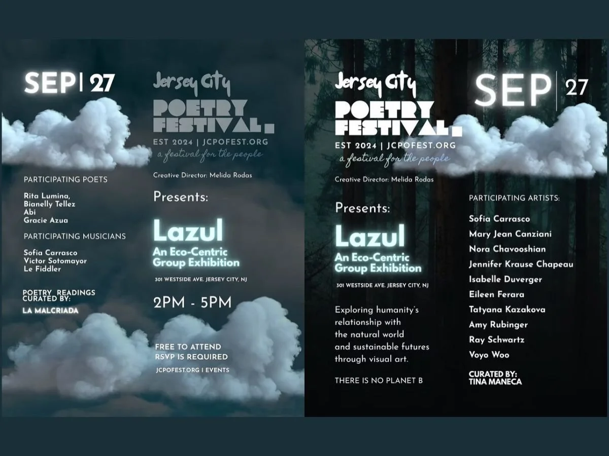 JERSEY CITY - JCPOFEST 2026: ARTIST INVITE: Lazul: An Eco-Centric Group Exhibition
