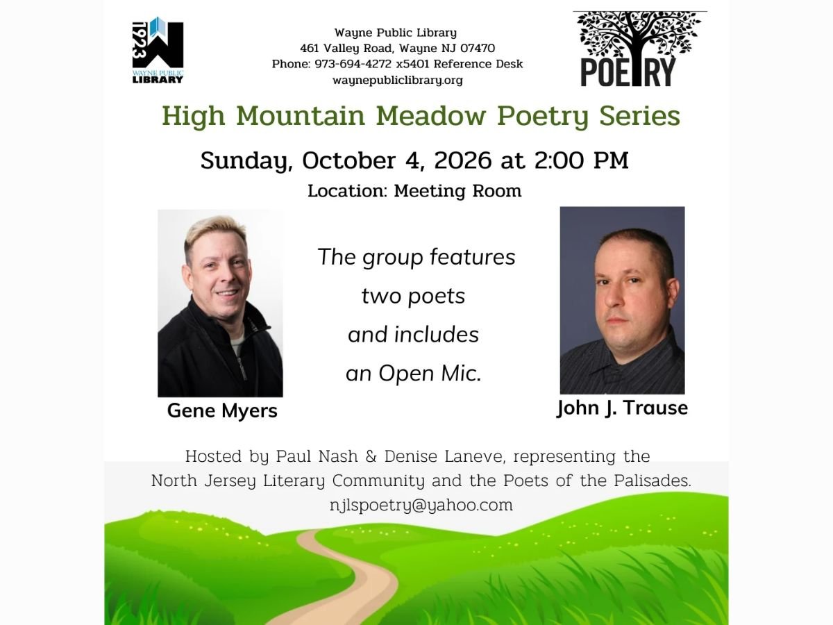 WAYNE - Wayne Public Library: High Mountain Meadow Poetry Series