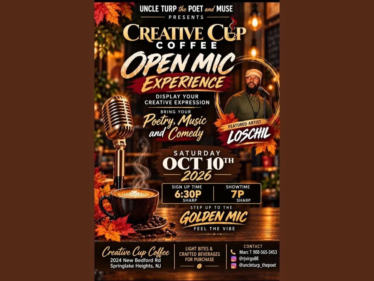 SPRING LAKE - CREATIVE CUP COFFEE OPEN MIC EXPERIENCE