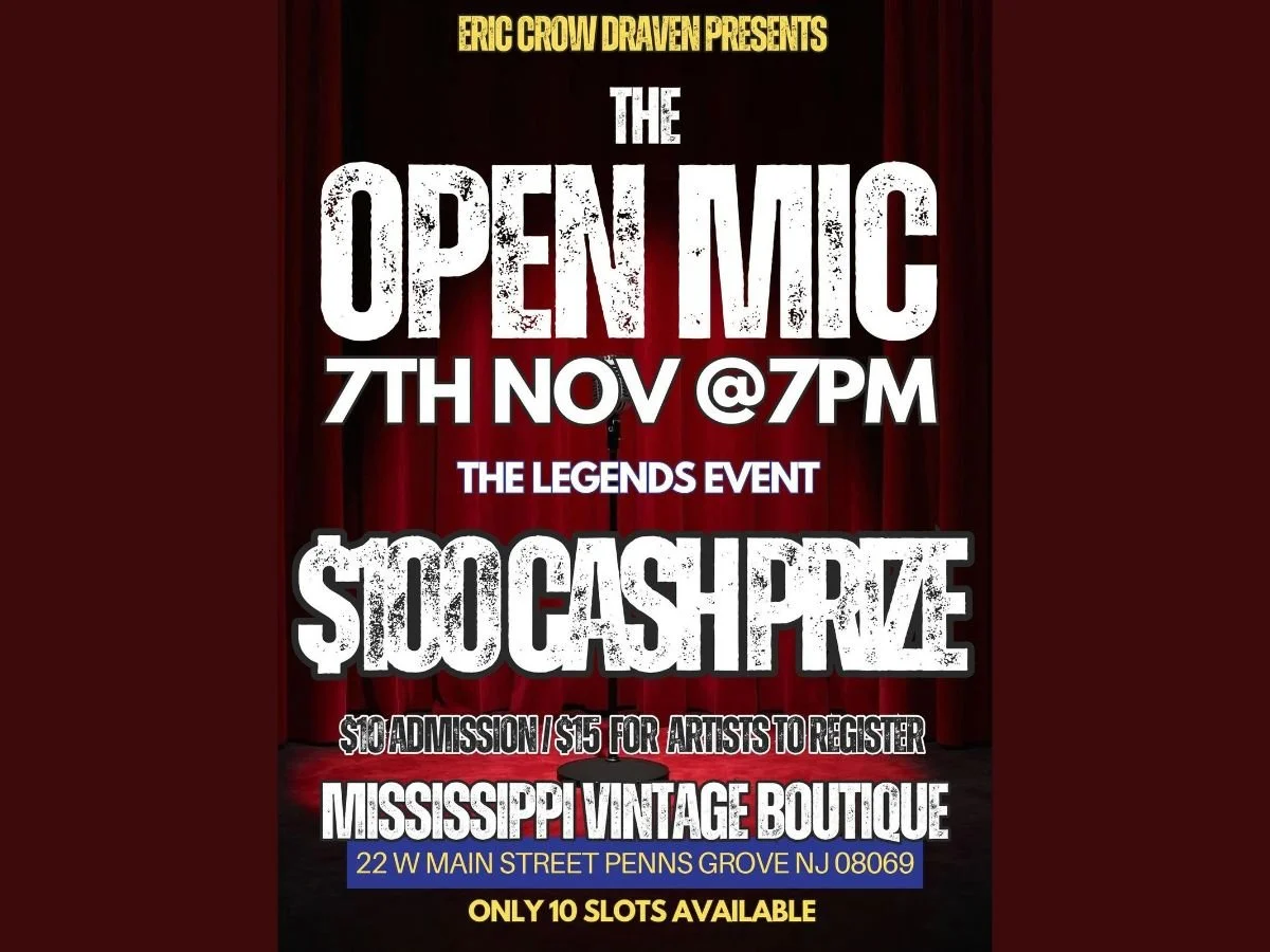 PENNS GROVE - ERIC CROW DRAVEN: THE OPEN MIC