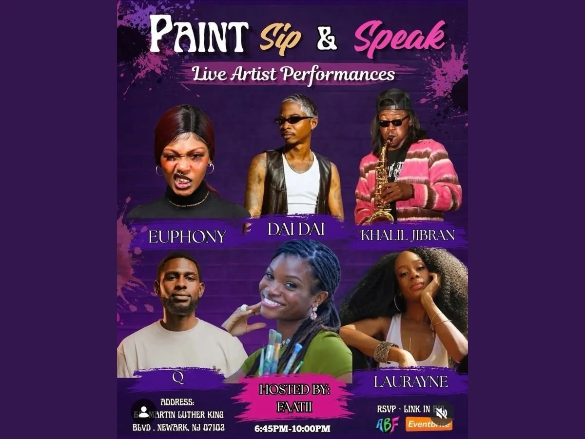 NEWARK - Creating With Purpose - Art By Faati LLC: Paint, Sip &amp; Speak