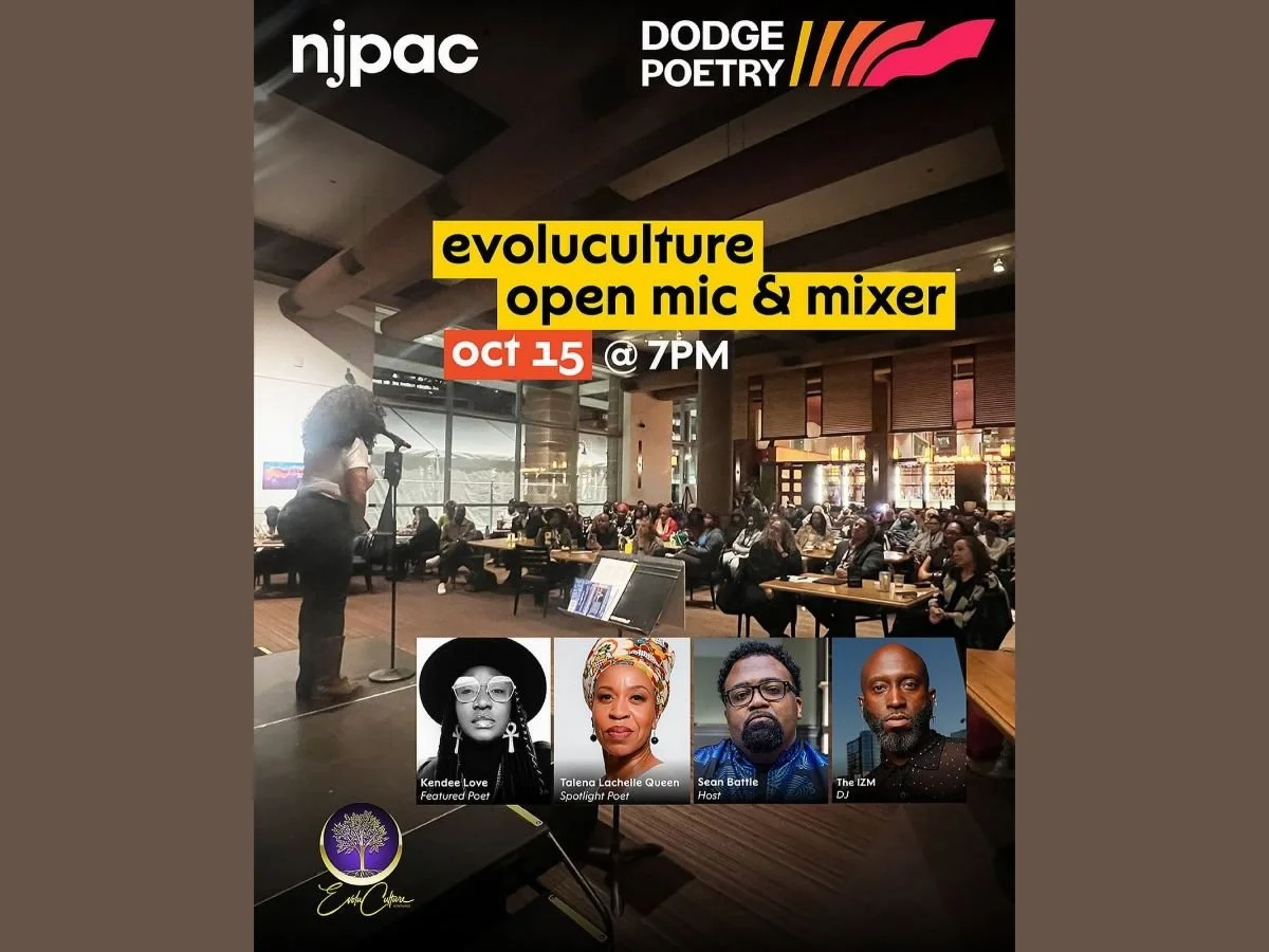 NEWARK - NJPAC &amp; DODGE POETRY: Evoluculture Open Mic &amp; Mixer
