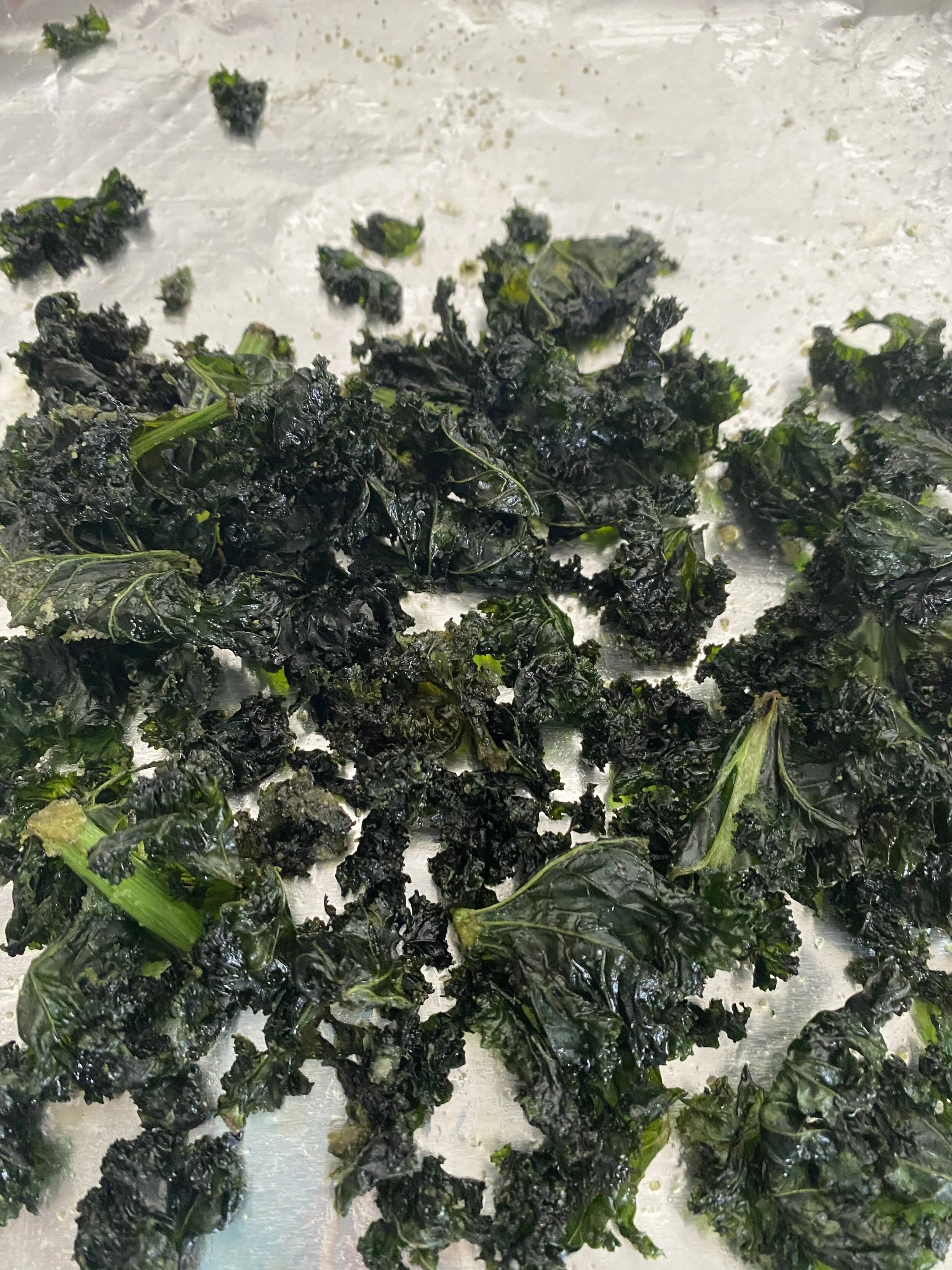 Wasabi Kale Chips