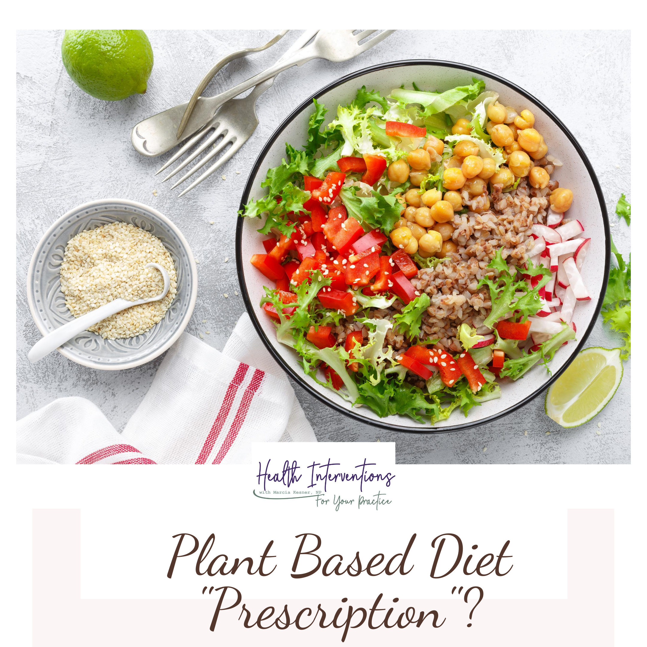 Episode #11  The Plant Based Diet "Prescription"