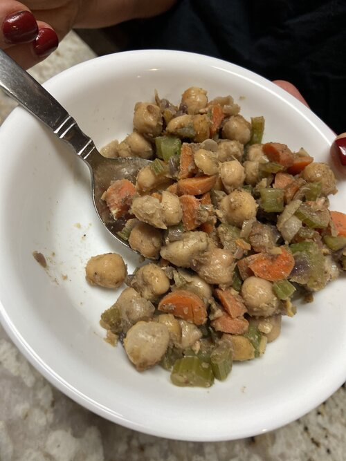 Chickpea Thanksgiving Stuffing