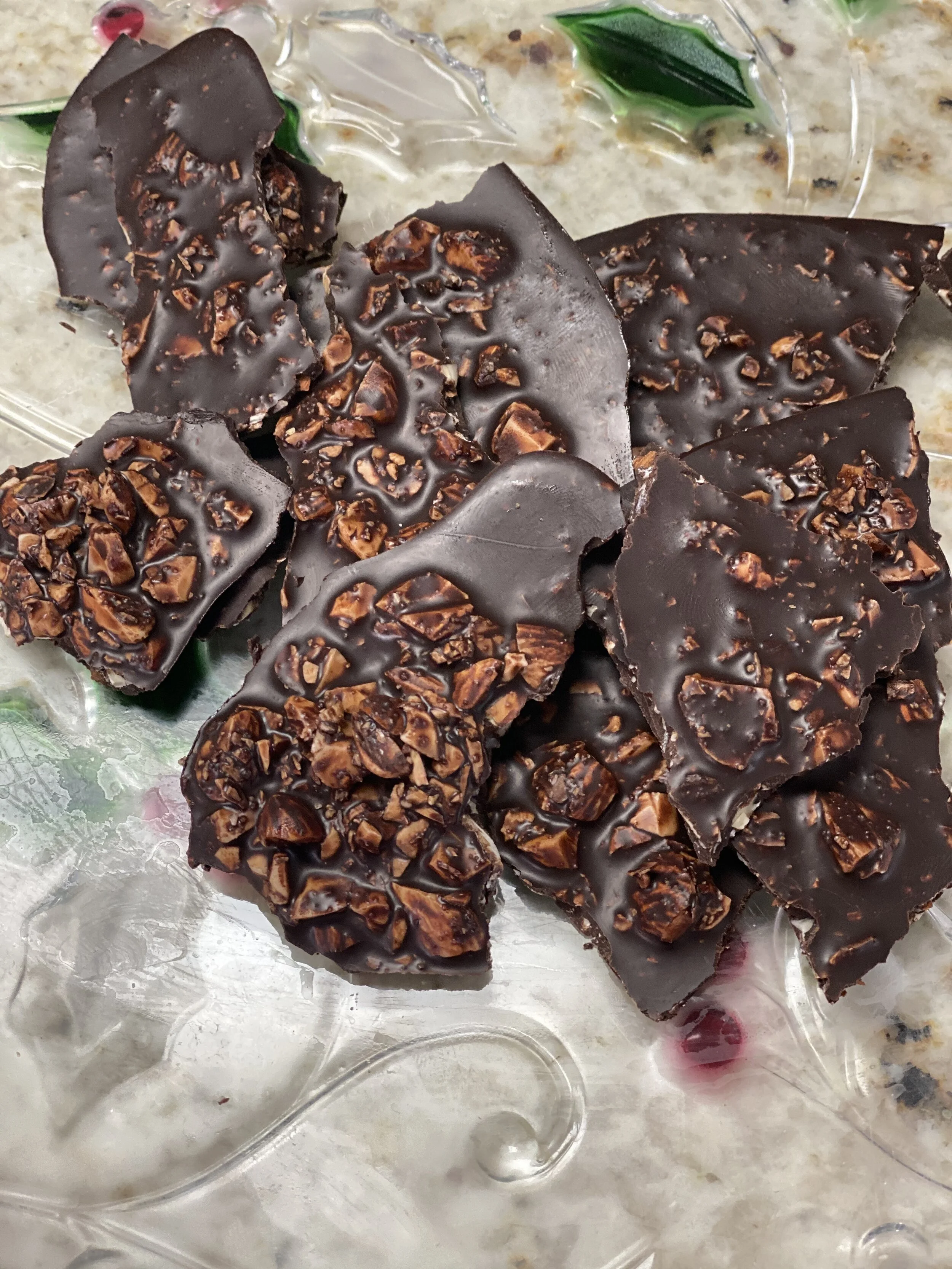 Mint Chocolate Almond Bark 