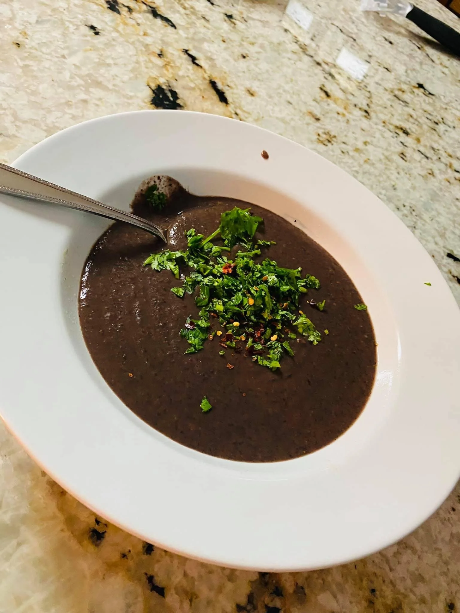 Black Bean Soup - With a kick!