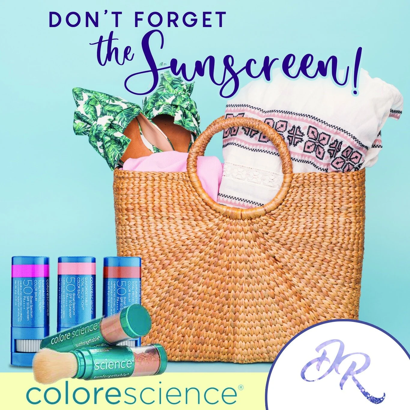 Sunscreen is vital in every season.  As we spend more time outdoors during the warmer months it is especially important.  Colorescience is make-up that nourishes and protects your skin while making you look great! Stop in today to stock up!